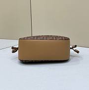 Fendi Pomodorino Brown FF fabric mini-bag - 2