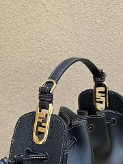 Fendi Pomodorino black FF fabric mini-bag  - 4