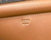 Fendi brown FF fabric backpack - 5