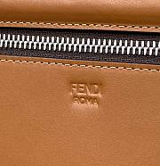 Fendi brown FF fabric pouch - 4