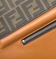 Fendi brown FF fabric pouch - 3