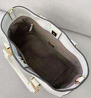 Fendi Medium Glacier FF White Tote Bag - 2