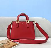 Fendi Medium Glacier FF Red Tote Bag - 1