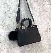 Fendi Medium Glacier FF Black Tote Bag - 2