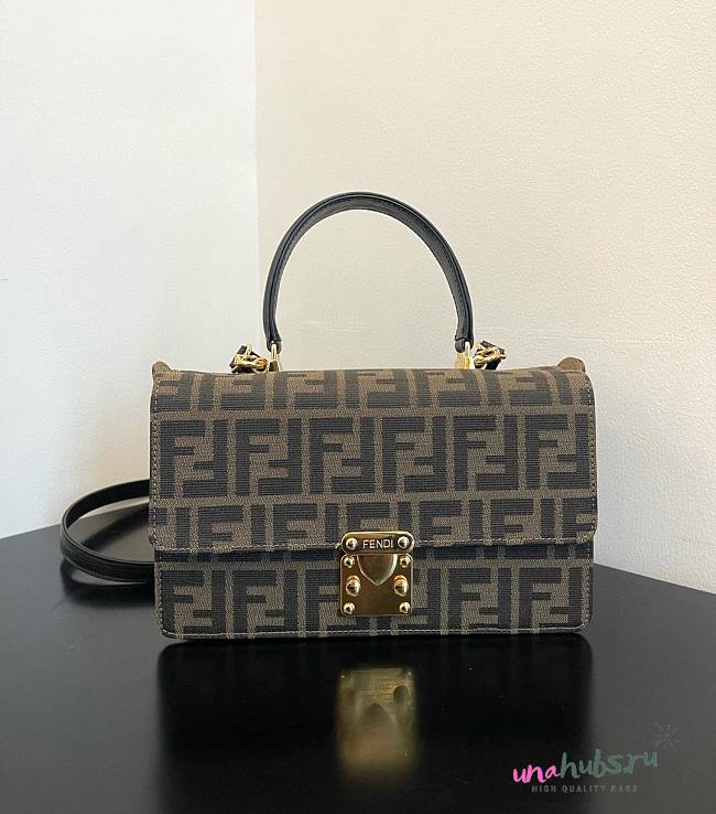 Fendi zucca large FF shoulder bag - 1