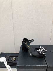 Chanel pearl bow sandals  - 6