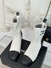 Chanel white sock boots - 2