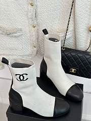 Chanel white sock boots - 6