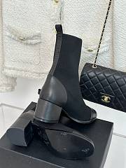 Chanel black sock boots - 5