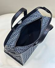 Fendi Peekaboo X Tote blue-black large bag - 3