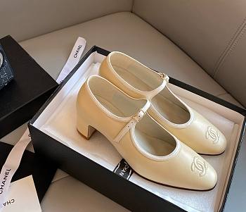 Chanel ballet beige flat