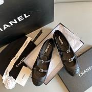 Chanel black ballet flats - 4