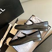 Chanel black ballet flats - 2