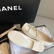 Chanel white ballet flats - 5