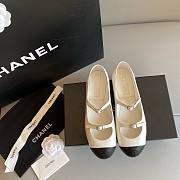Chanel white ballet flats - 4