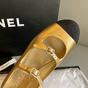 Chanel golden ballet flats - 4