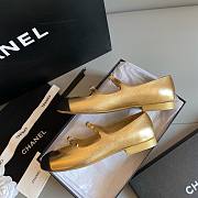 Chanel golden ballet flats - 5