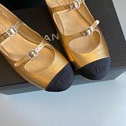 Chanel golden ballet flats - 6