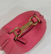 Fendi Fendigraphy fuchsia leather mini bag - 3