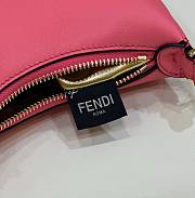 Fendi Fendigraphy fuchsia leather mini bag - 5