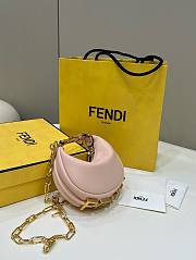 Fendi Fendigraphy fuchsia leather mini pink bag  - 6