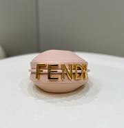 Fendi Fendigraphy fuchsia leather mini pink bag  - 3