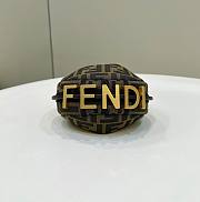 Fendi Fendigraphy fuchsia leather FF mini bag - 5