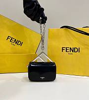 Fendi First Sight Nano Black Leather Bag - 1