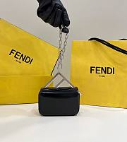 Fendi First Sight Nano Black Leather Bag - 4