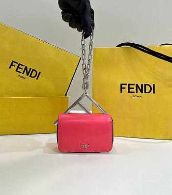 Fendi First Sight Nano Pink Leather Bag