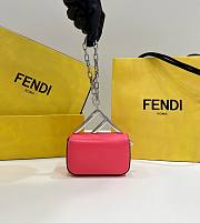 Fendi First Sight Nano Pink Leather Bag - 4