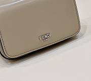 Fendi First Sight Nano Gray Leather Bag - 2