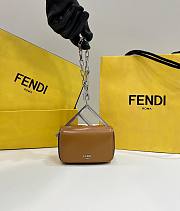 Fendi First Sight Nano Brown Leather Bag - 1