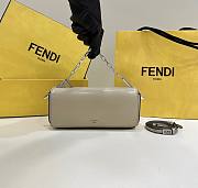 Fendi First Sight Small Gray Leather Bag - 1