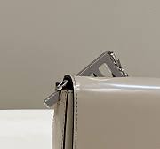 Fendi First Sight Small Gray Leather Bag - 5