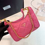 Prada Re-Edition 1995 Chaine Re-Nylon Pink Bag - 4