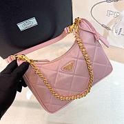 Prada Re-Edition 1995 Chaine Re-Nylon Light Pink Bag - 4