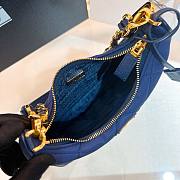 Prada Re-Edition 1995 Chaine Re-Nylon Blue Bag - 4