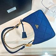 Prada Re-Edition 1995 Chaine Re-Nylon Blue Bag - 5