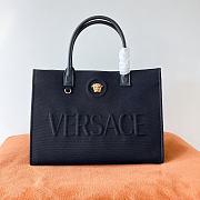 Versace La Medusa Top Black Handle Bag - 1