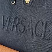 Versace La Medusa Top Black Handle Bag - 5