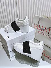 Valentino rockstud black flatform trainer - 6