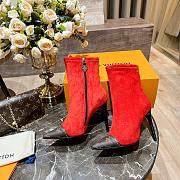 Louis Vuitton red boots - 5