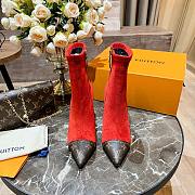 Louis Vuitton red boots - 3