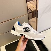 Chanel white blue shoes  - 3