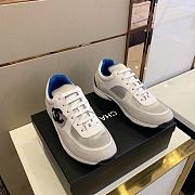 Chanel white blue shoes  - 4