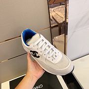 Chanel white blue shoes  - 5