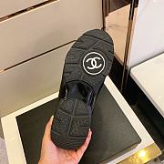 Chanel gray black shoes  - 2