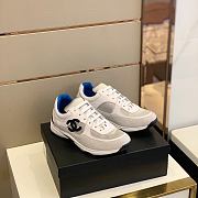 Chanel white blue shoes  - 2