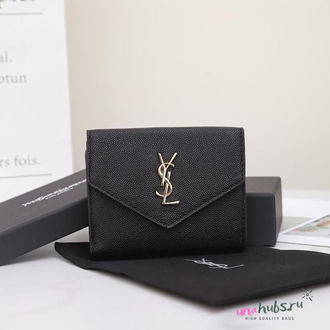 YSL Uptown black wallet  - 1